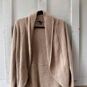 H&M basics woven open cardigan size M